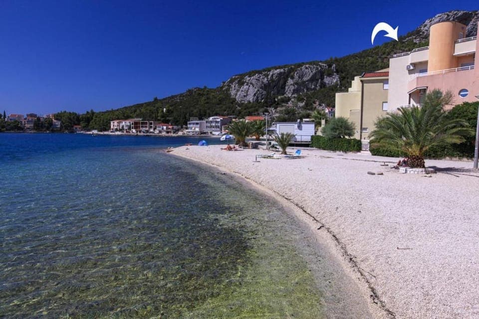 Property building, Natural landscape, Beach, Mountain view, Sea view