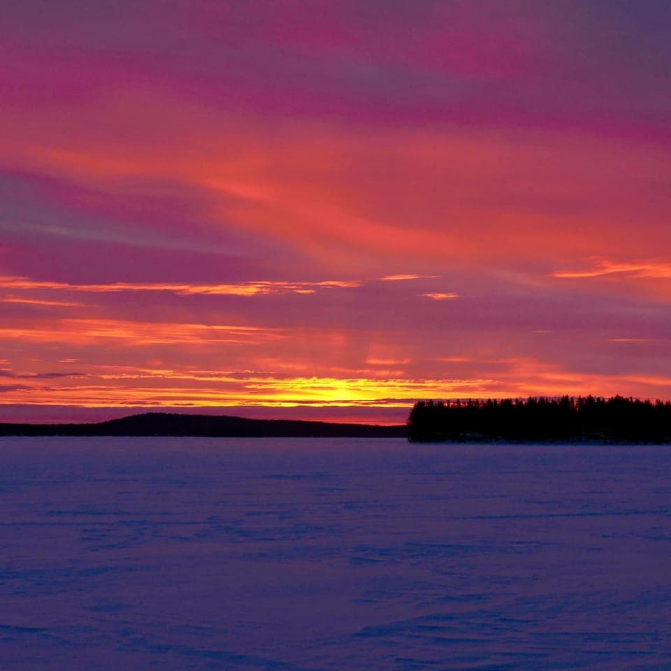 Natural landscape, Beach, On site, Lake view, Sunset