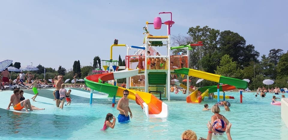 Aqua park, Swimming pool, children