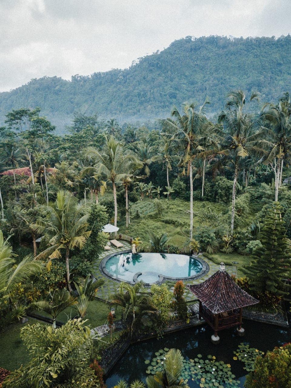 Bird's eye view, Mountain view, Pool view