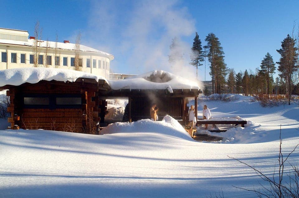 Winter, Sauna, Spa and wellness centre/facilities