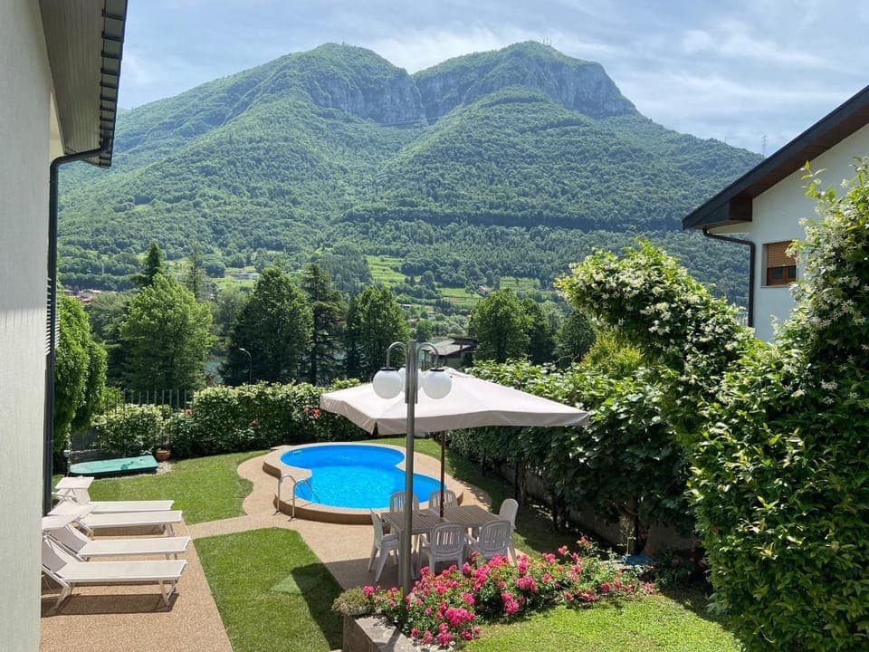 Natural landscape, Garden, Garden view, Pool view, Swimming pool