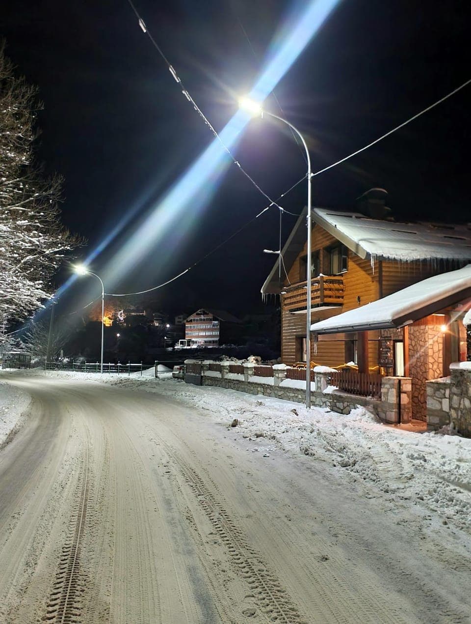 Night, Neighbourhood, Winter