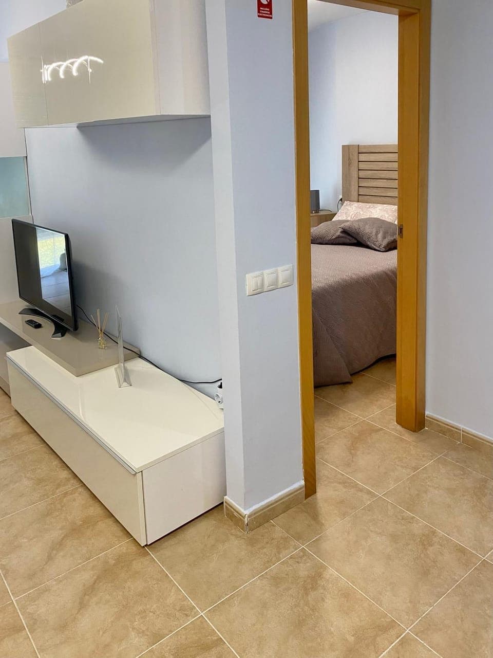 Bed, TV and multimedia