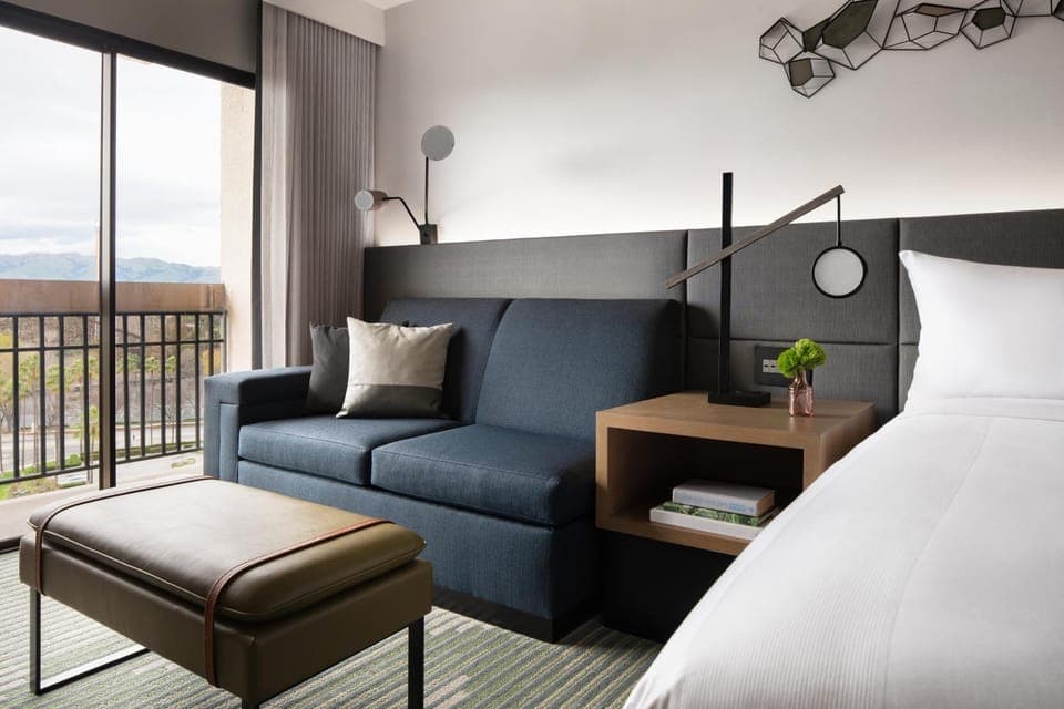 Seating area, Bedroom