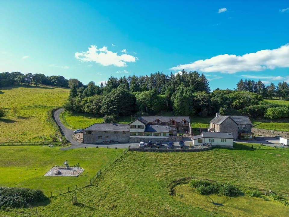 Property building, Natural landscape, Bird's eye view