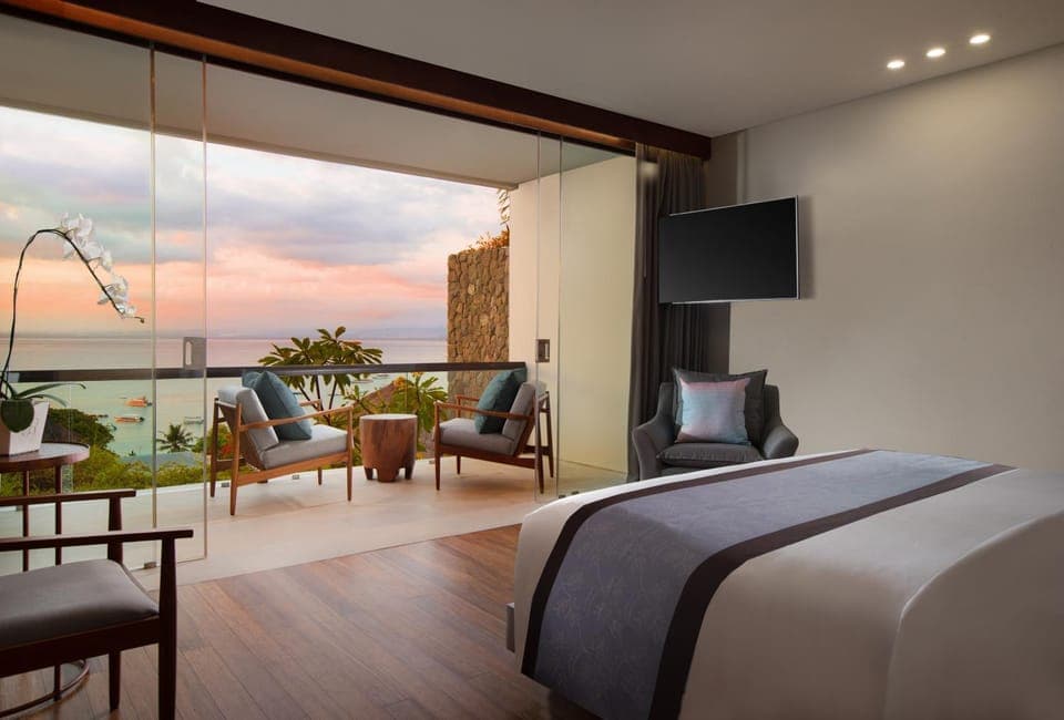 Bedroom, Sea view