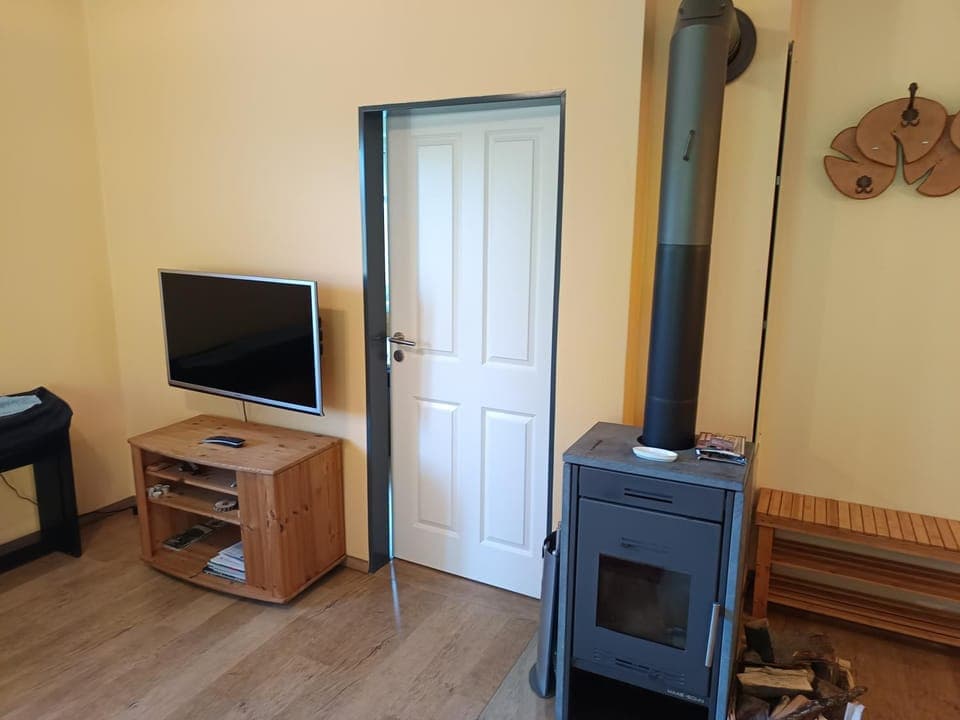 Living room, fireplace