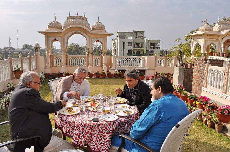 People, Balcony/Terrace, group of guests