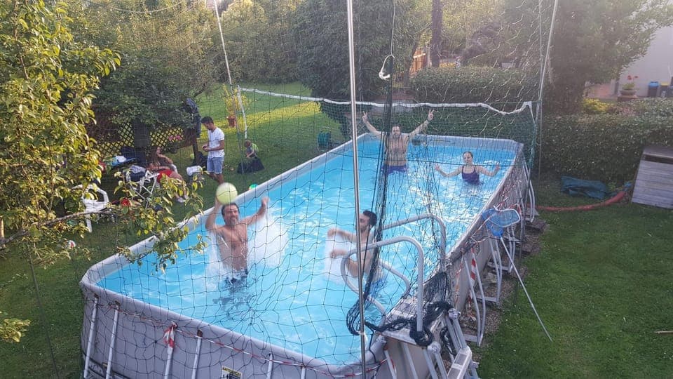 People, Garden, Pool view, Swimming pool, Swimming pool