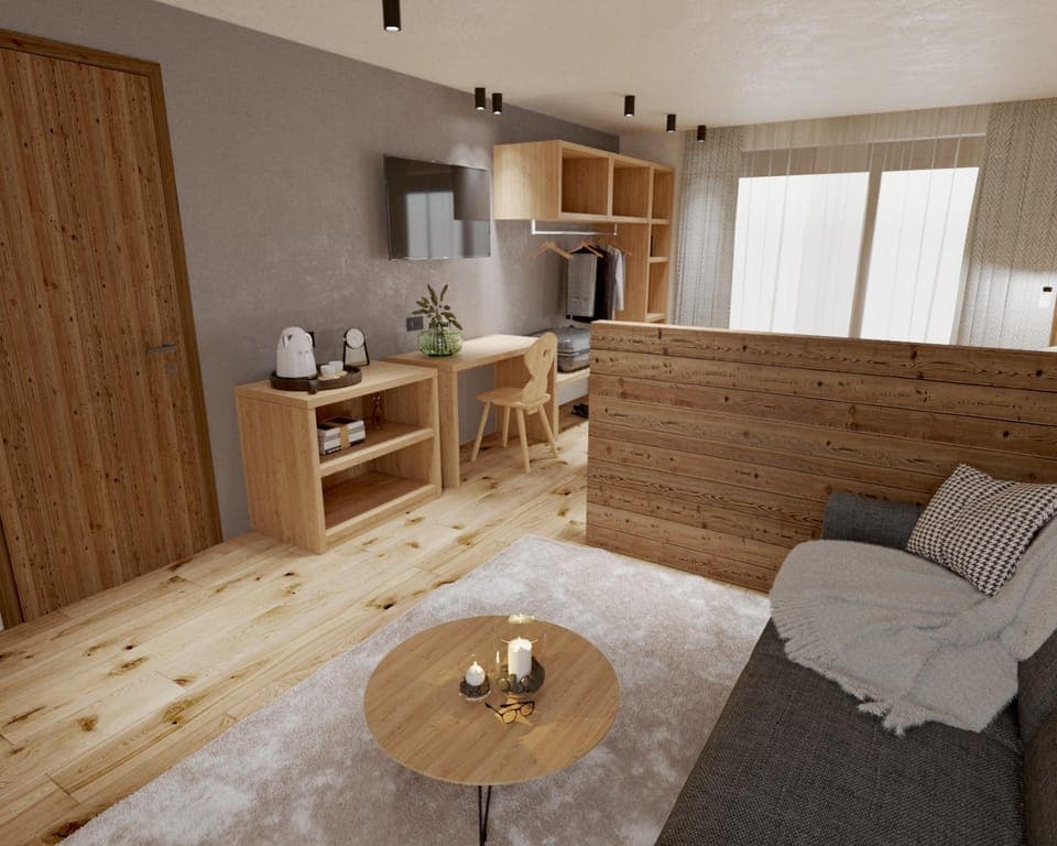 Seating area, Bedroom