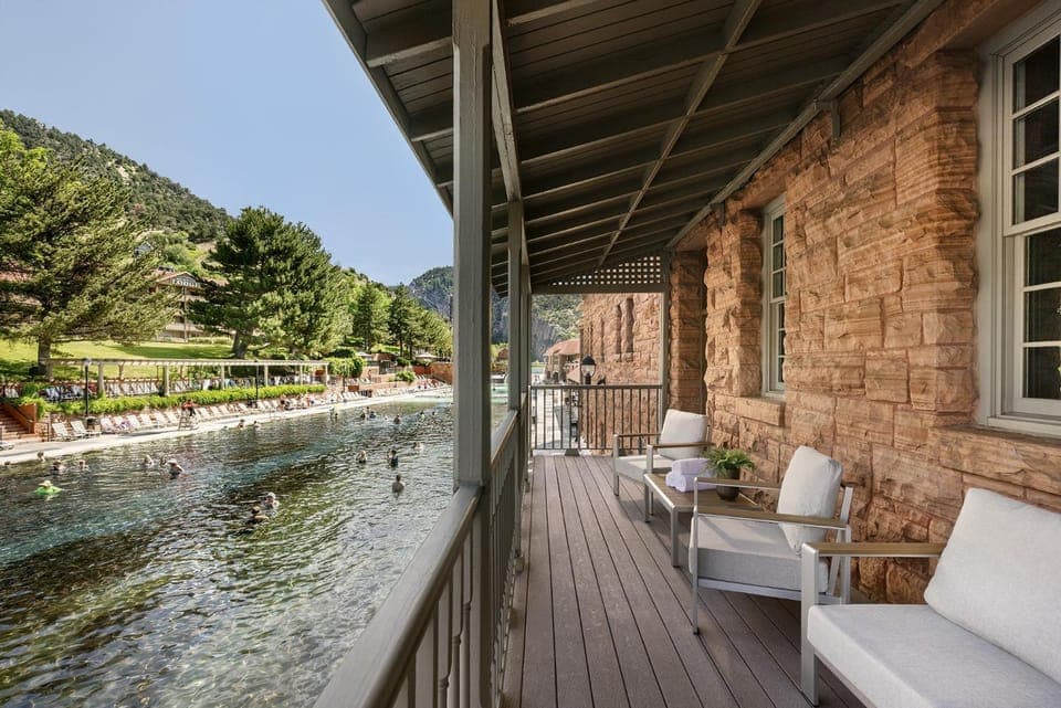 Patio, Balcony/Terrace, Pool view