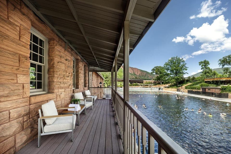 Patio, Balcony/Terrace, Pool view