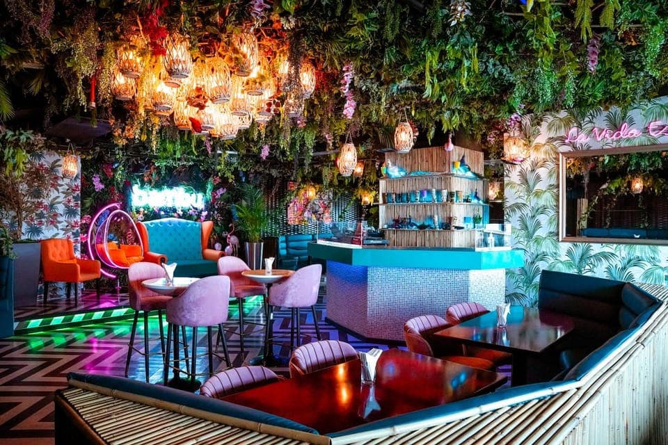 Restaurant/places to eat, Nightclub / DJ, Lounge or bar, Food and drinks, Dining area, Area and facilities, Drinks, Alcoholic drinks