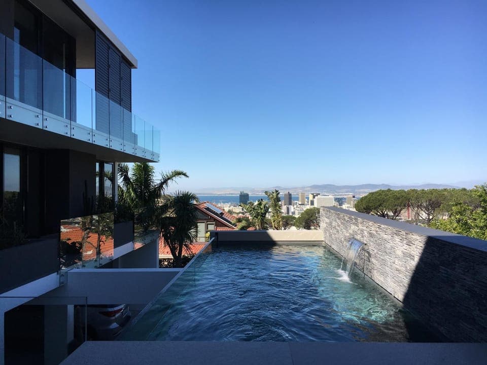 Property building, Day, Natural landscape, View (from property/room), Pool view, Swimming pool