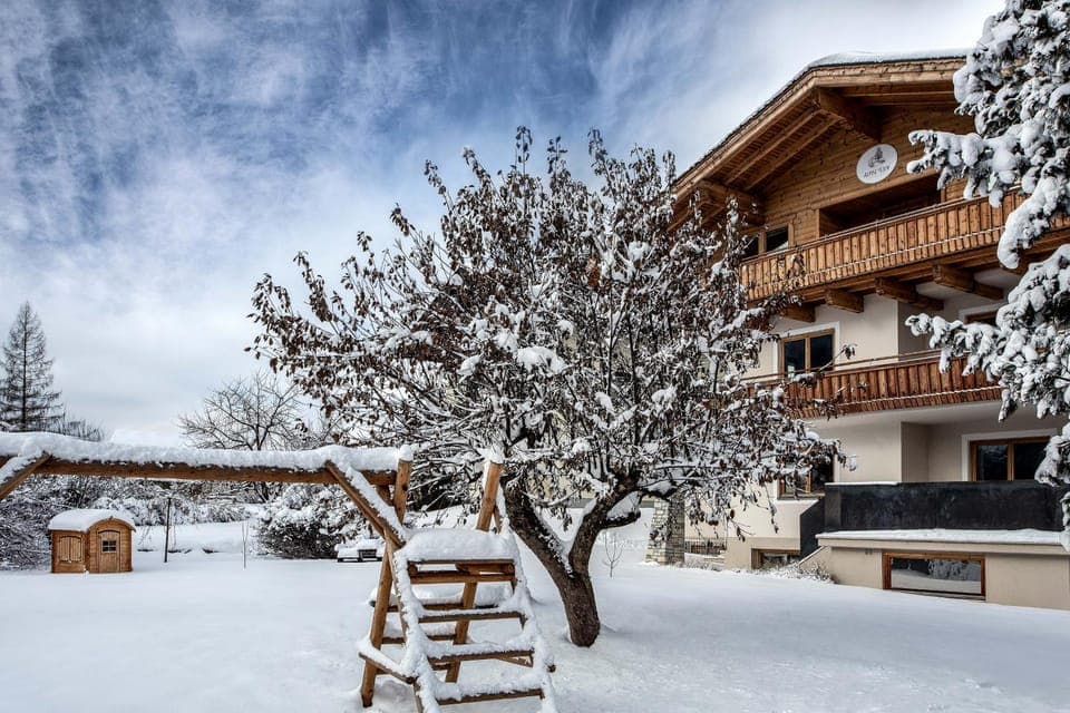 Facade/entrance, Day, Winter, On site, Garden view
