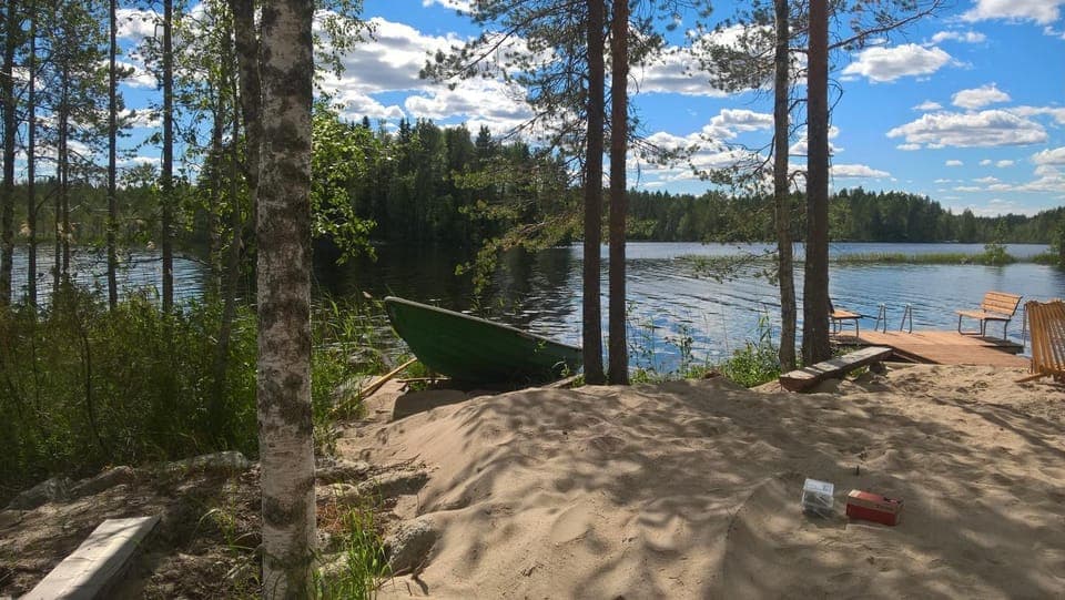 Beach, Lake view