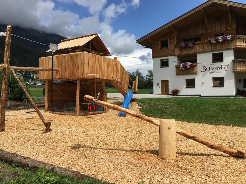 Facade/entrance, Children play ground, Children play ground, Garden