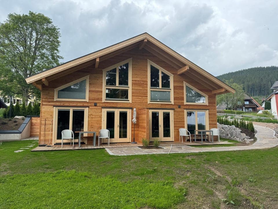 Property building, Patio, Natural landscape