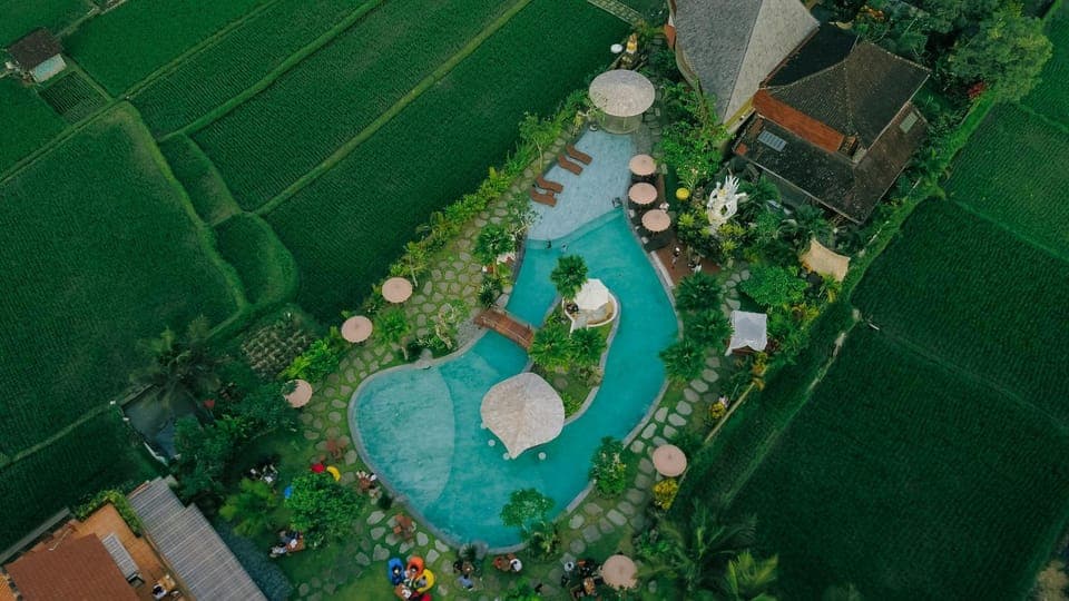 Bird's eye view, Pool view, Swimming pool