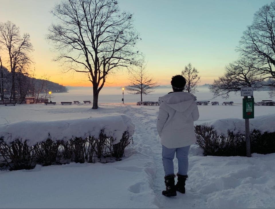 People, Natural landscape, Winter, Guests