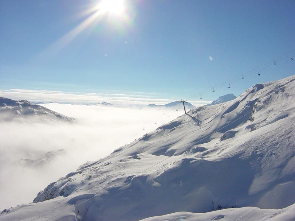 Natural landscape, Winter, Mountain view