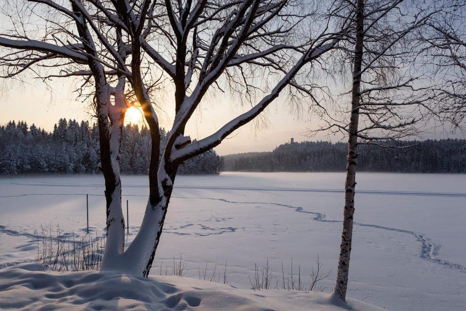 Natural landscape, Lake view