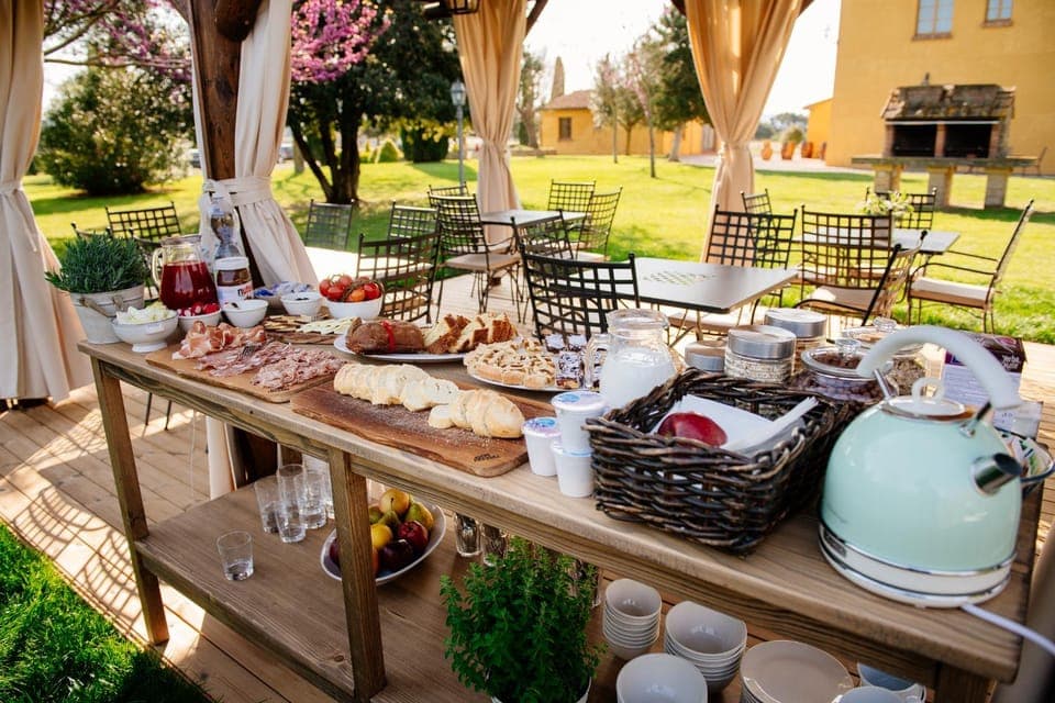 Restaurant/places to eat, Garden, Food and drinks