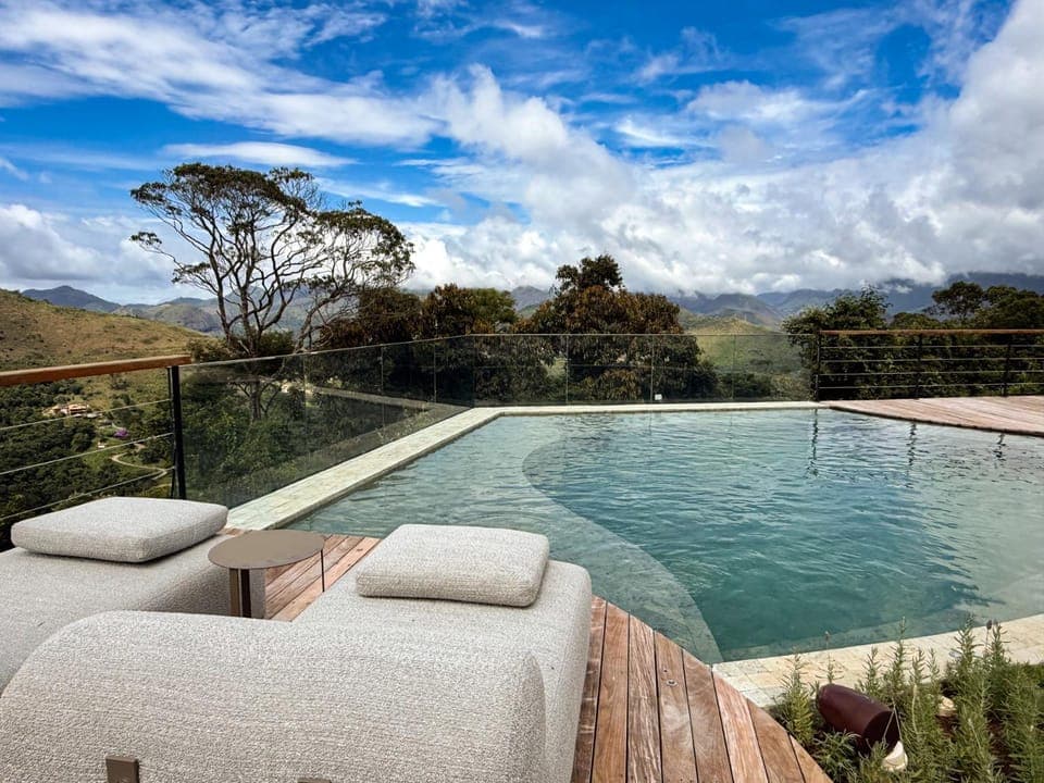 Day, Natural landscape, Mountain view, Pool view, Swimming pool