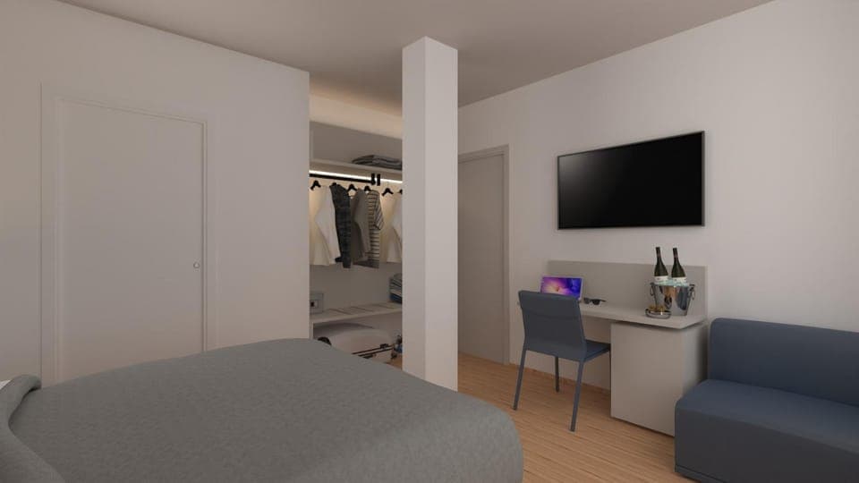 TV and multimedia, Photo of the whole room, Bedroom