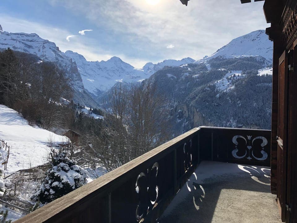 Natural landscape, Winter, View (from property/room), Balcony/Terrace, Landmark view, Mountain view