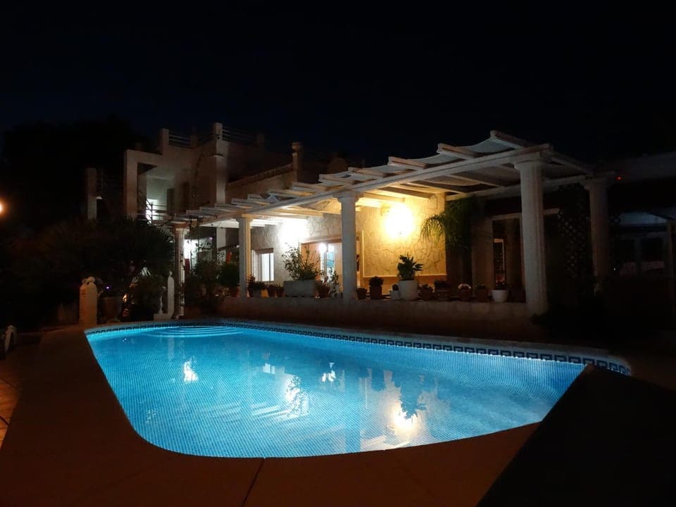 Night, Night, Swimming pool, Swimming pool