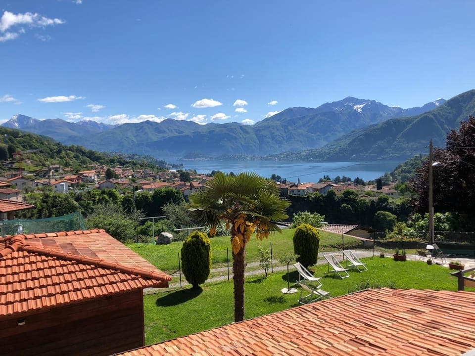 Spring, Garden view, Mountain view