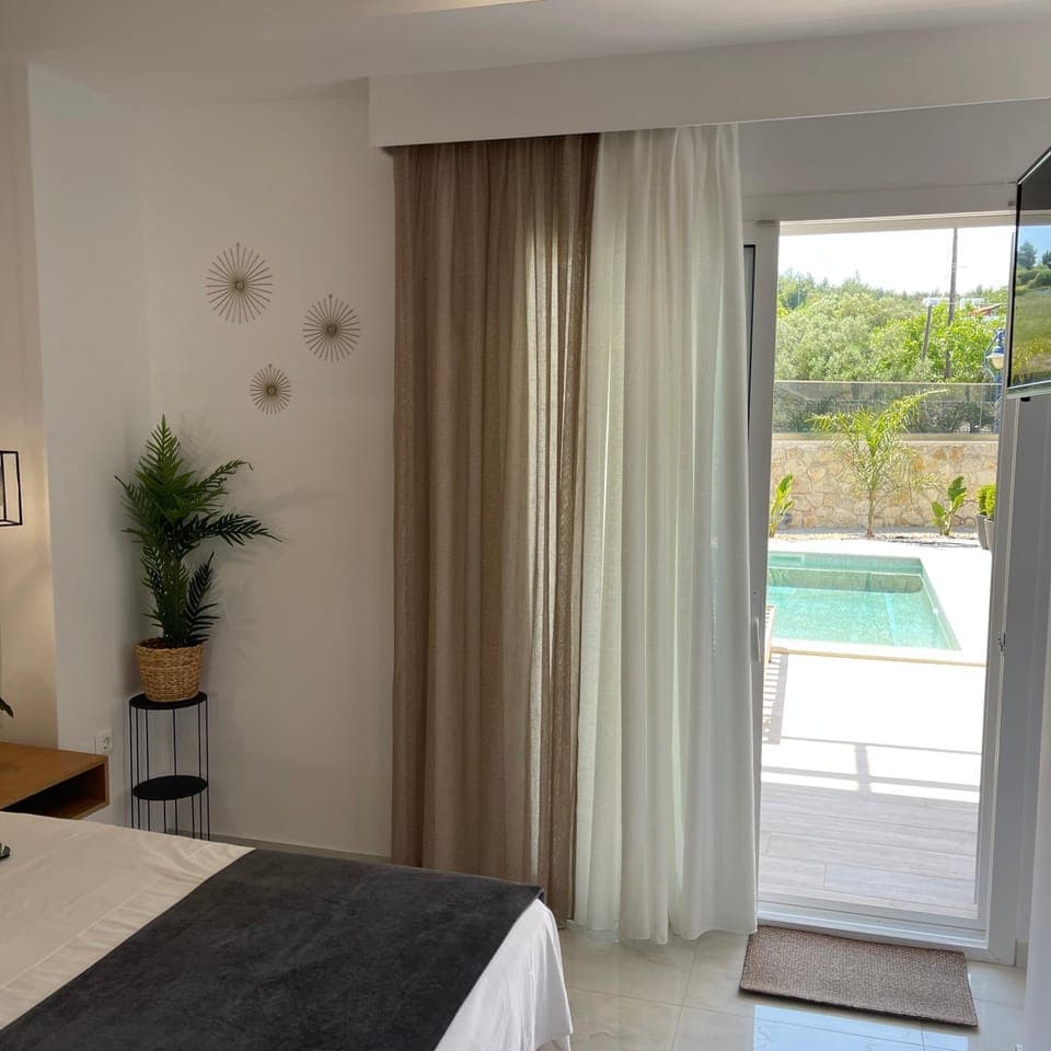 Bedroom, Garden view, Pool view, Swimming pool