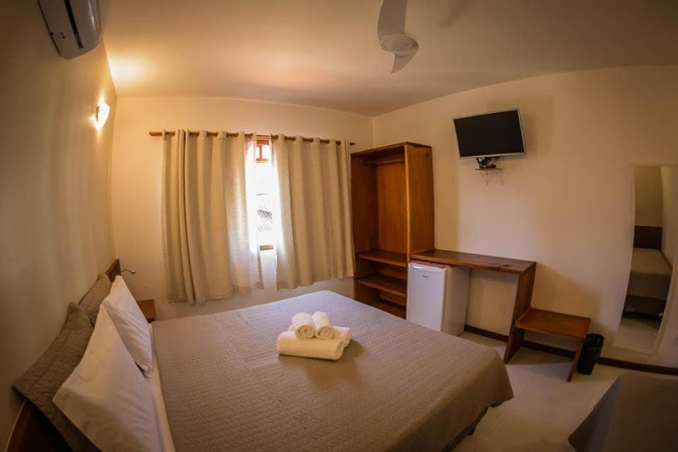 Bed, Photo of the whole room, Bedroom, towels, wardrobe