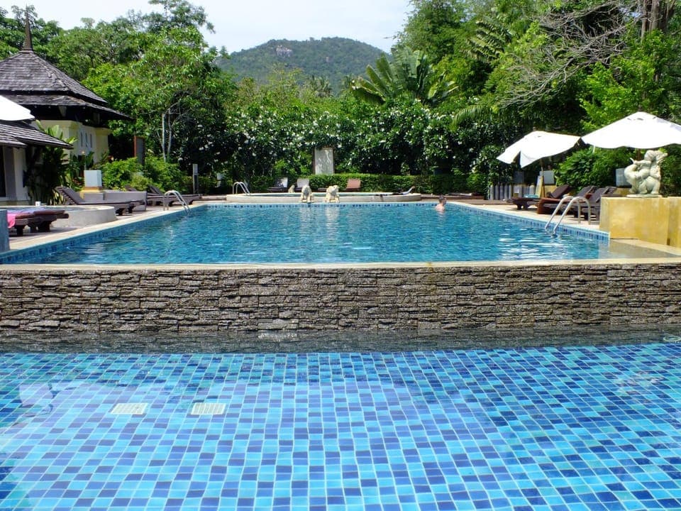 Natural landscape, Pool view, Swimming pool, Swimming pool
