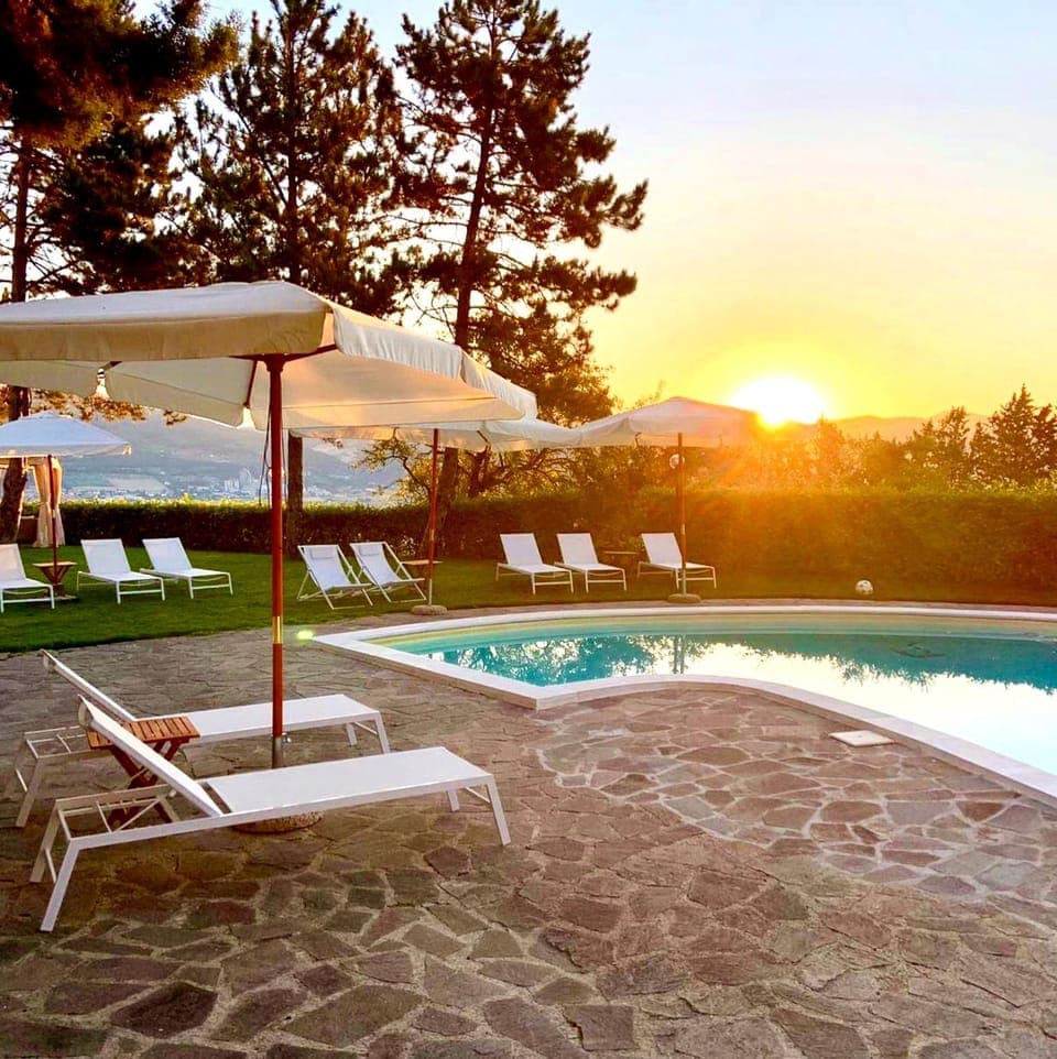 Swimming pool, Sunrise