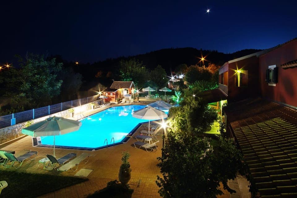 Night, Swimming pool