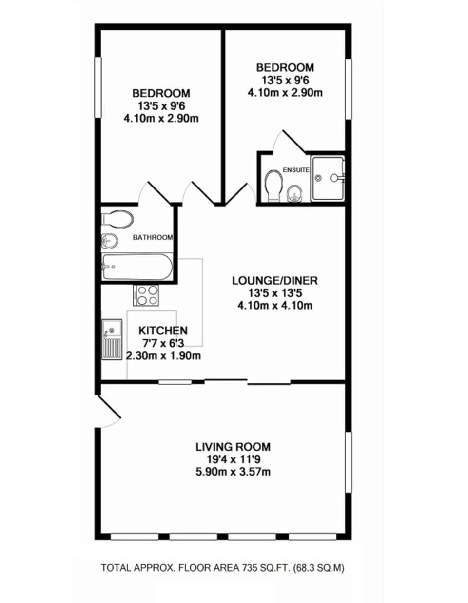 Floor plan, Text overlay