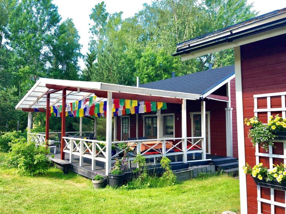Patio, Garden view