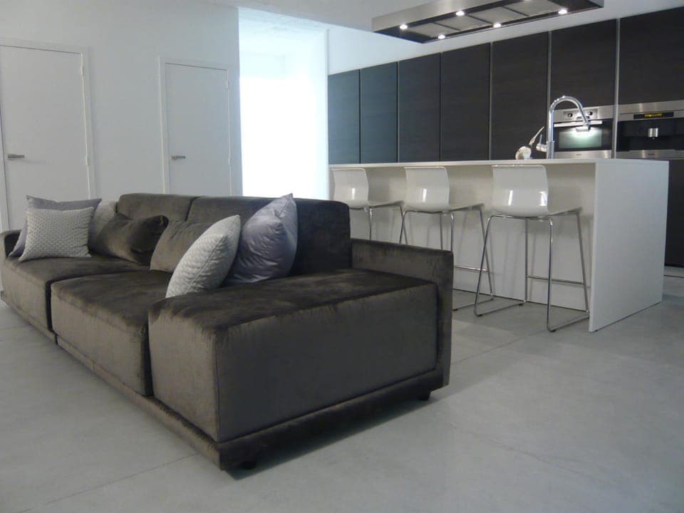 Kitchen or kitchenette, Living room