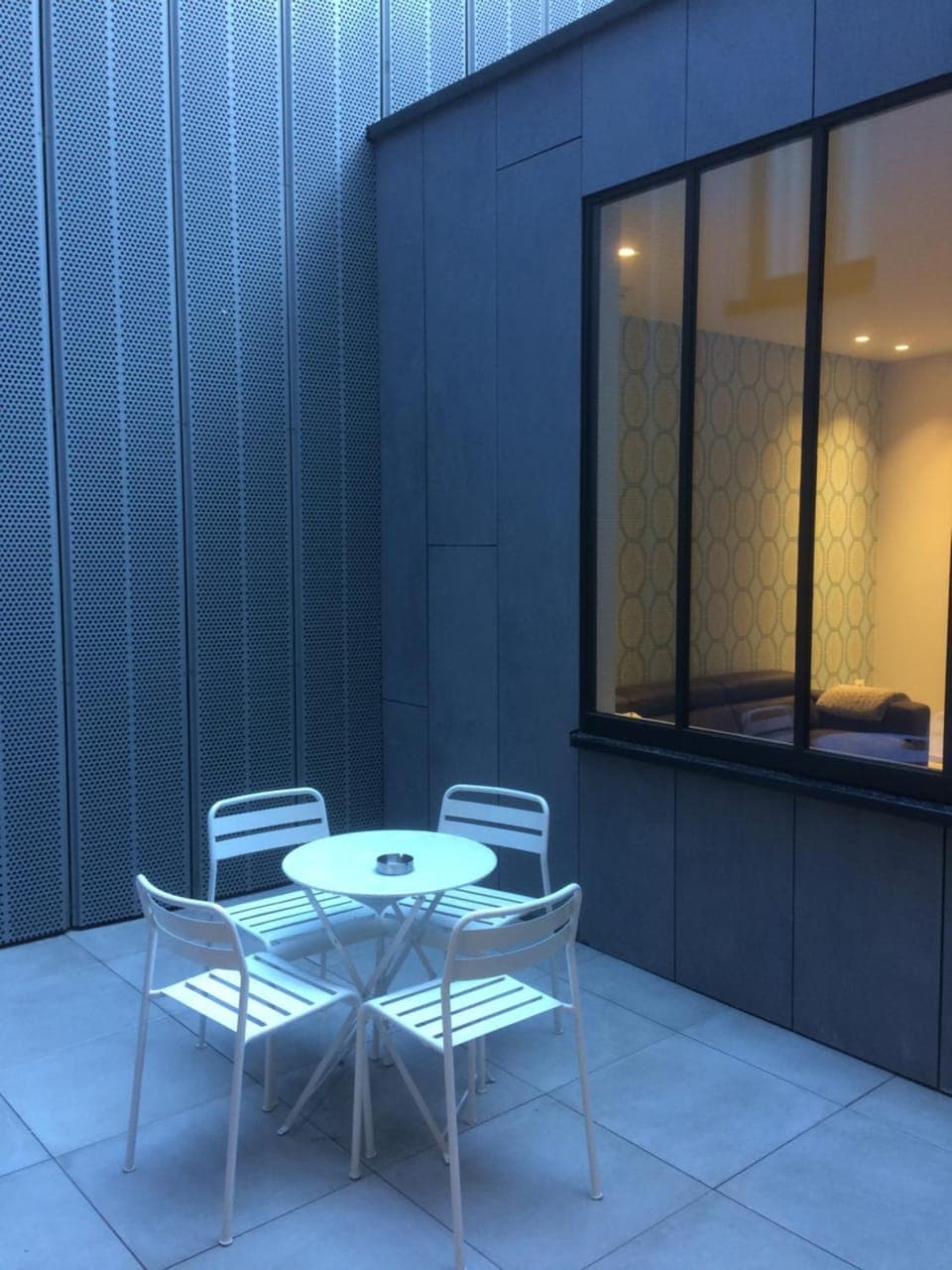 Property building, Patio