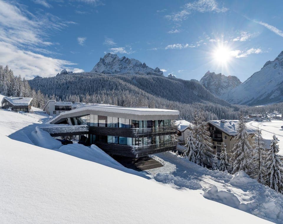 Property building, Natural landscape, Winter, Mountain view