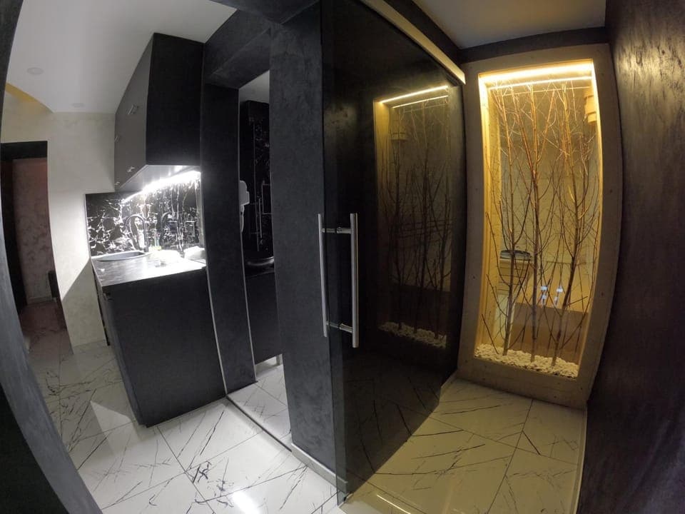 Kitchen or kitchenette, kitchen