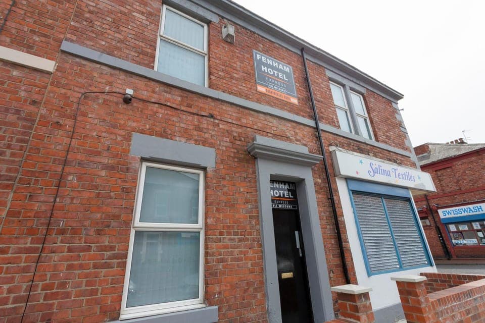 Property building, Facade/entrance, Property logo or sign, Street view