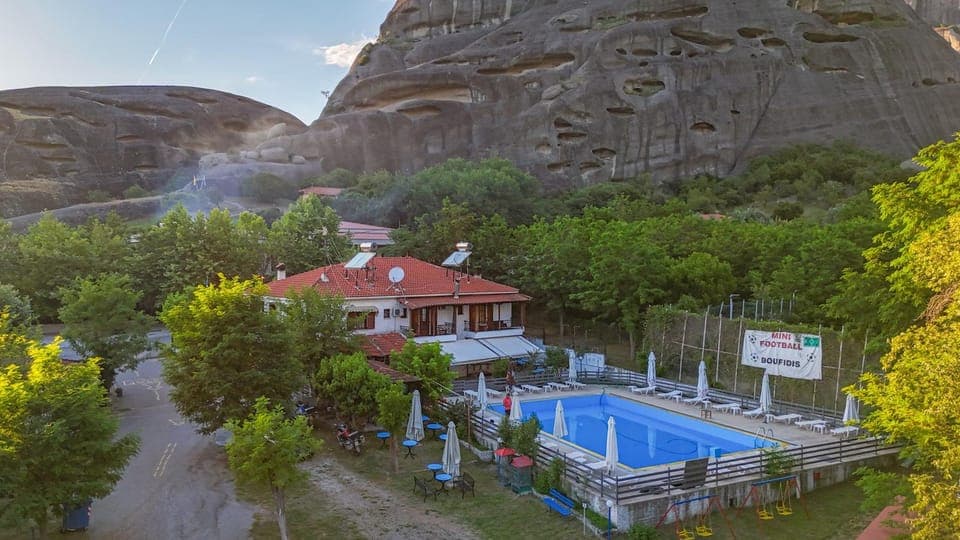 Property building, Natural landscape, Mountain view, Pool view, Swimming pool