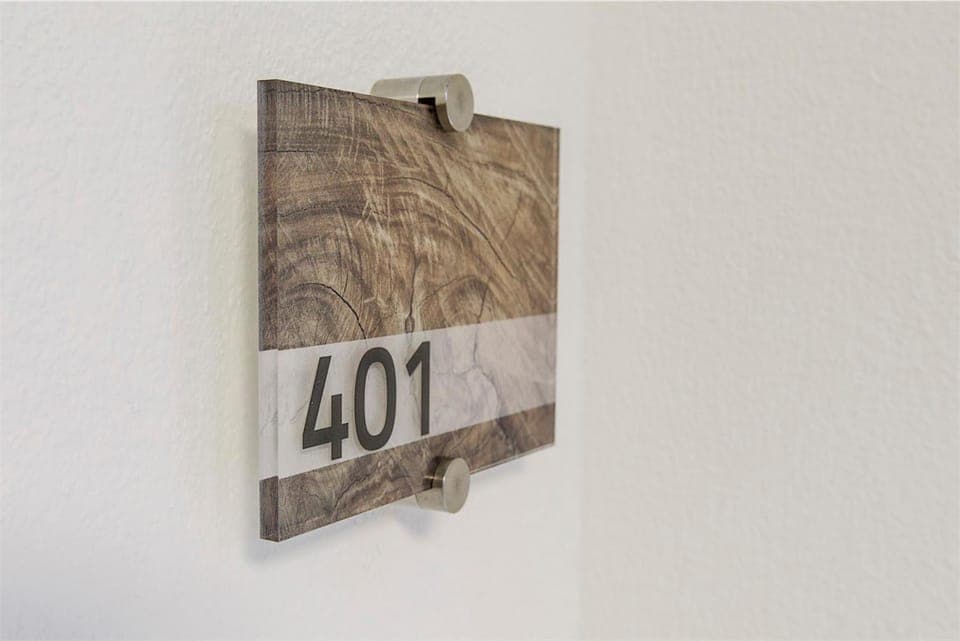 Property logo or sign, On site