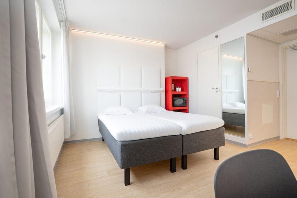 Bed, Coffee/tea facilities, Kitchen or kitchenette, Bedroom, microwave