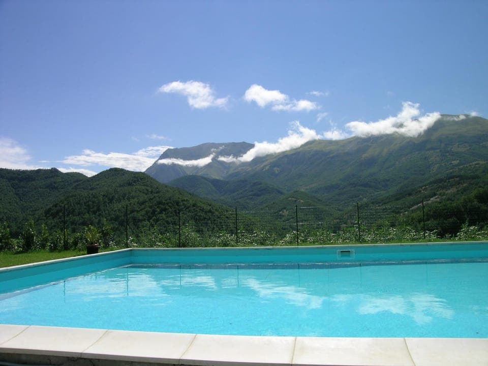Summer, Mountain view, Pool view, Swimming pool