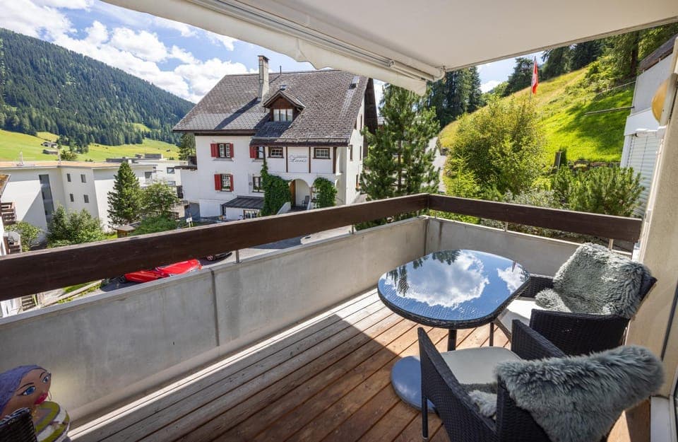 View (from property/room), Balcony/Terrace, Mountain view